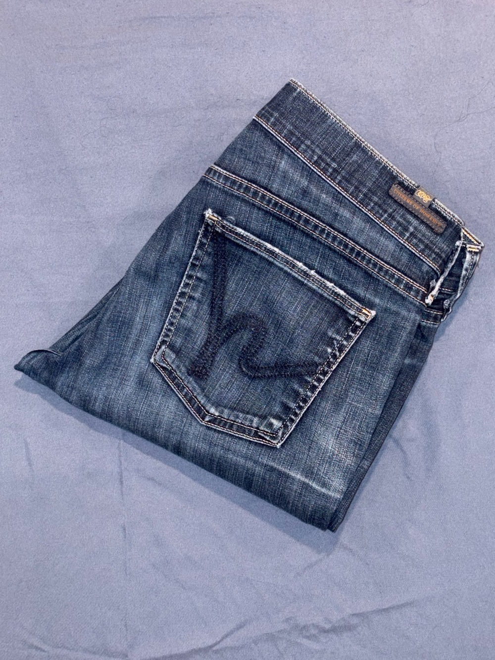 Citizens of Humanity Low Rise Straight Leg Jeans